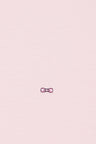 Straight-fit pink short-sleeved T-shirt
