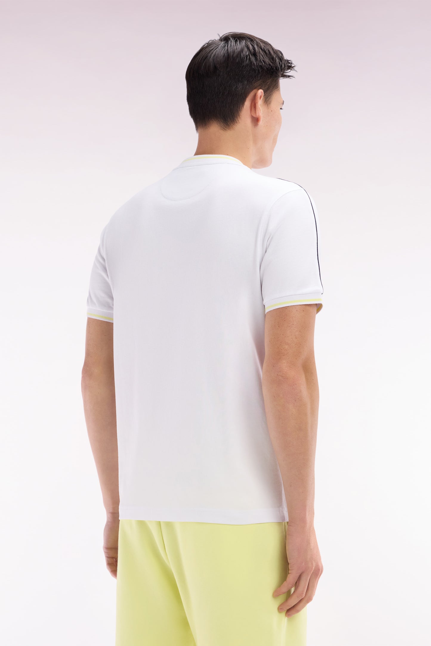 White cotton T-shirt, relaxed fit