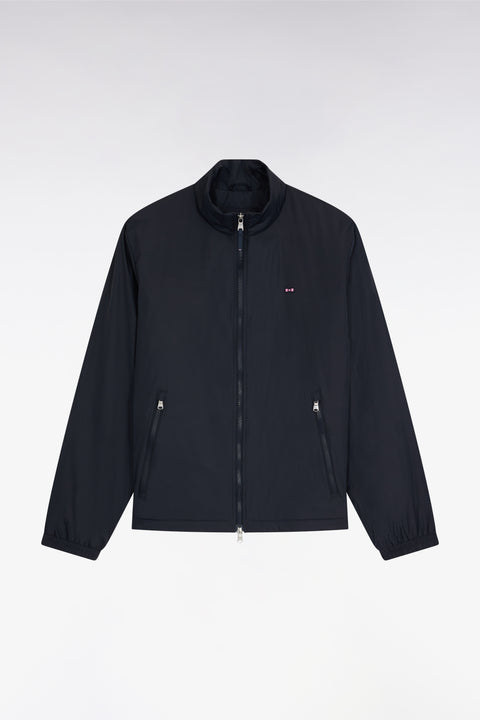Windproof jacket in navy polyamide - Image 1