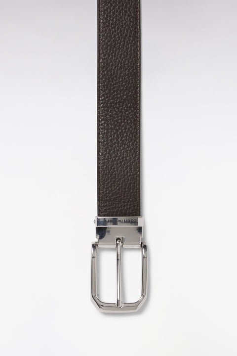 Ceinture réversible en cuir marron - Image 2