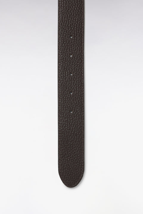 Ceinture réversible en cuir marron - Image 3