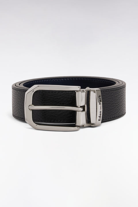 Ceinture réversible en cuir noir - Image 1