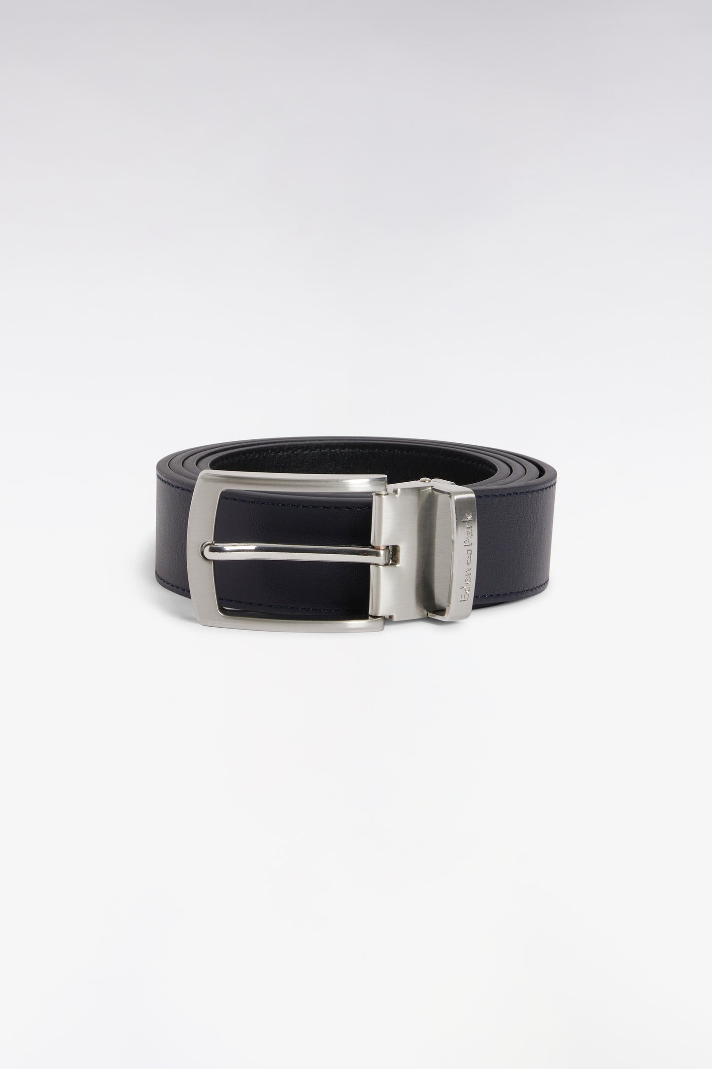 Black cowhide belt box