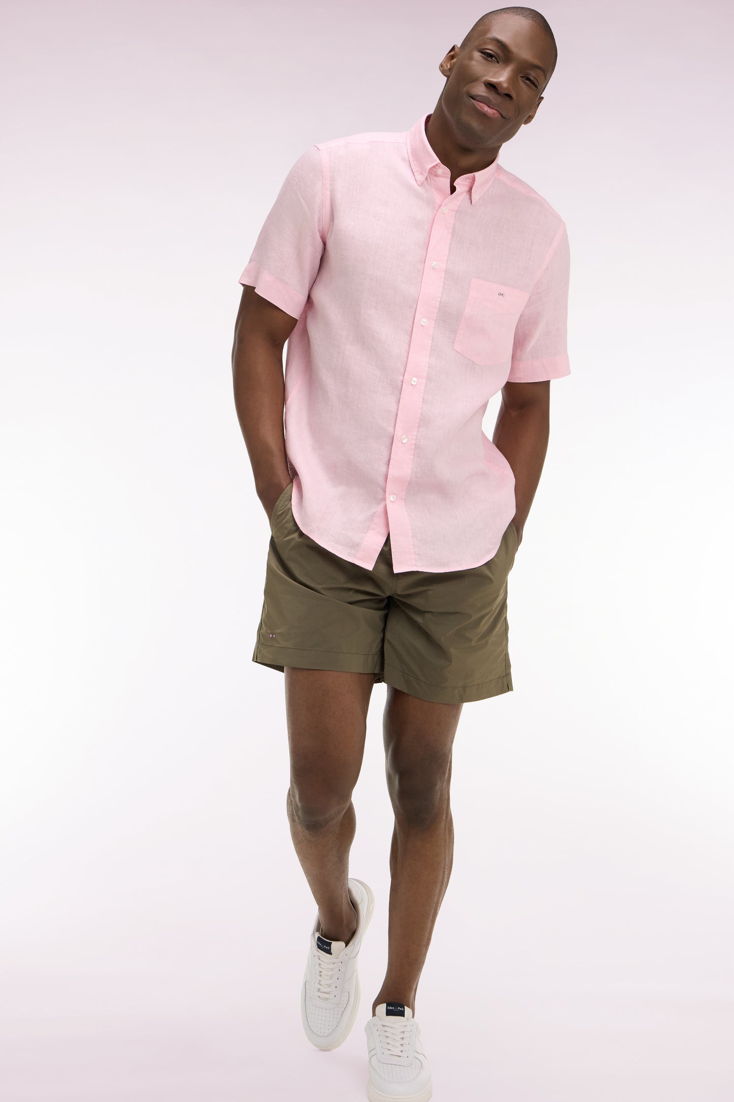 Maillot de bain uni kaki