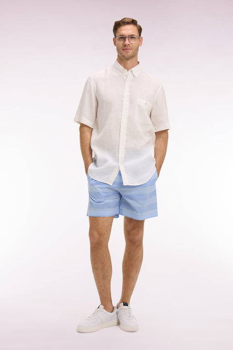 Maillot de bain à rayures bleu ciel - Image 3