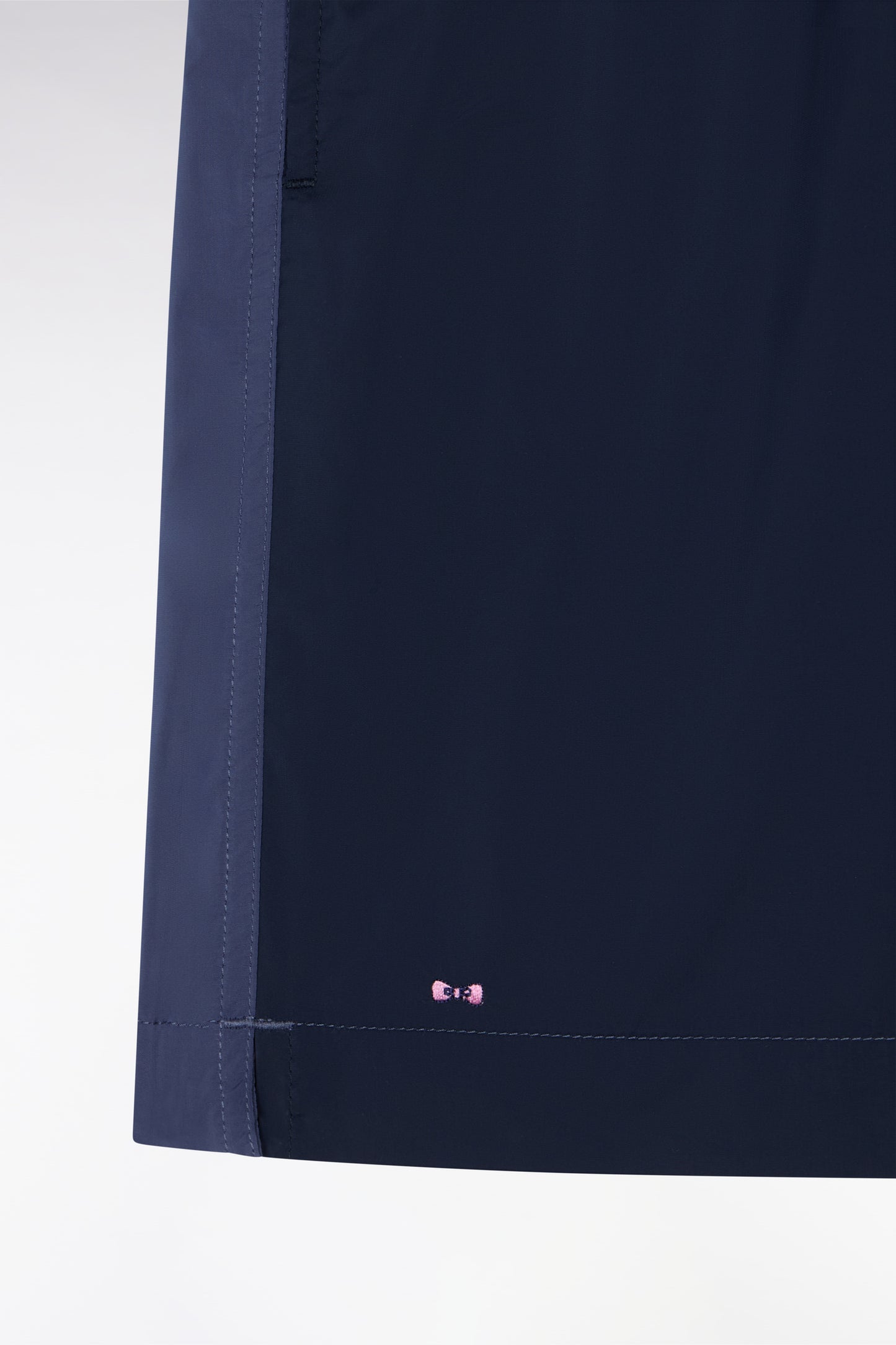 Two-tone navy swimsuit