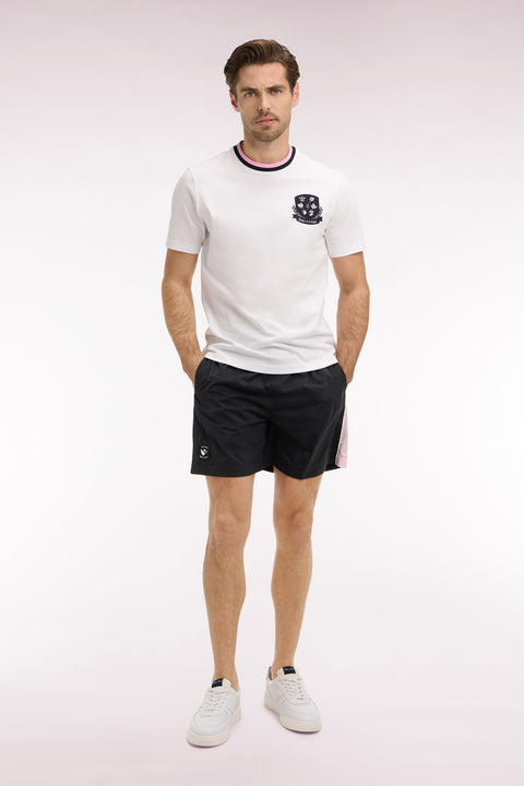 Maillot de bain Nouvelle Zélande noir et rose - Image 3