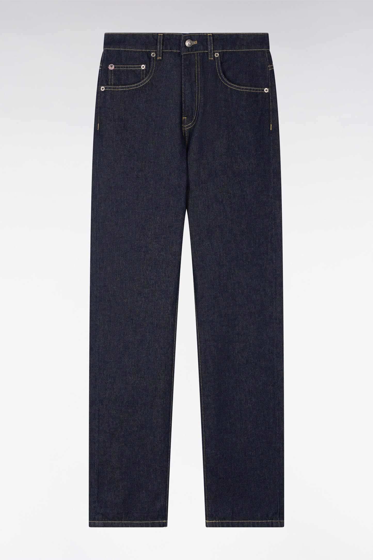 Jean en denim brut coupe regular