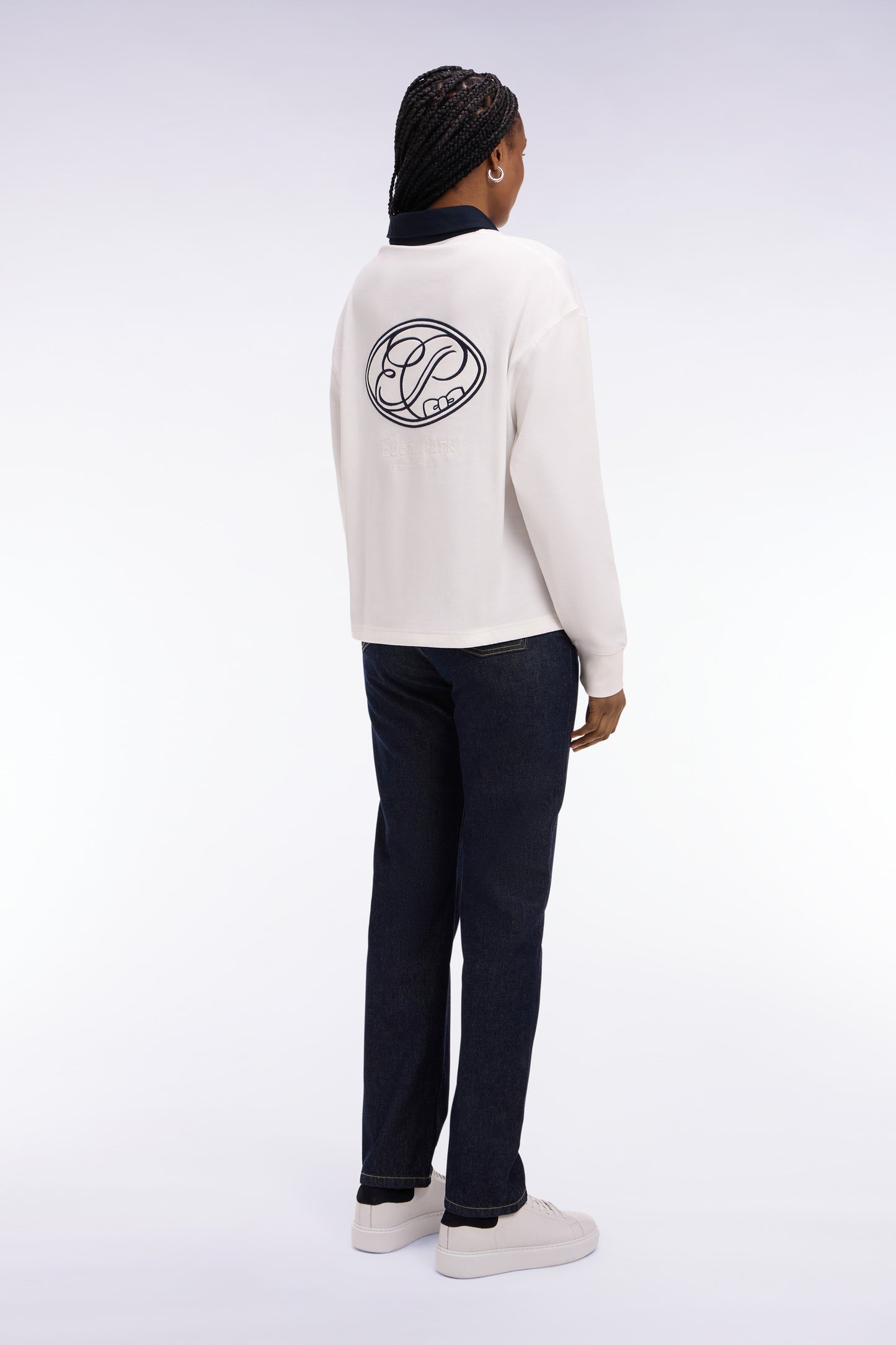 Jean en denim brut coupe regular