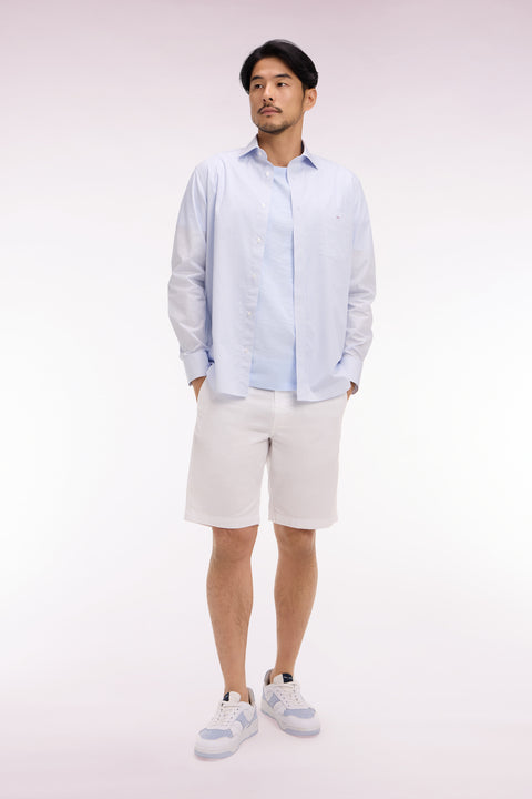 Bermuda chino en gabardine stretch blanc - Image 3