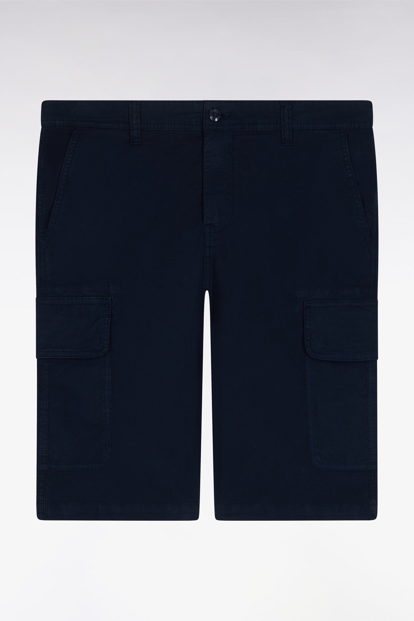 Bermuda cargo en coton marine