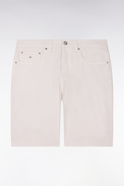 Bermuda en denim stretch écru - Image 2