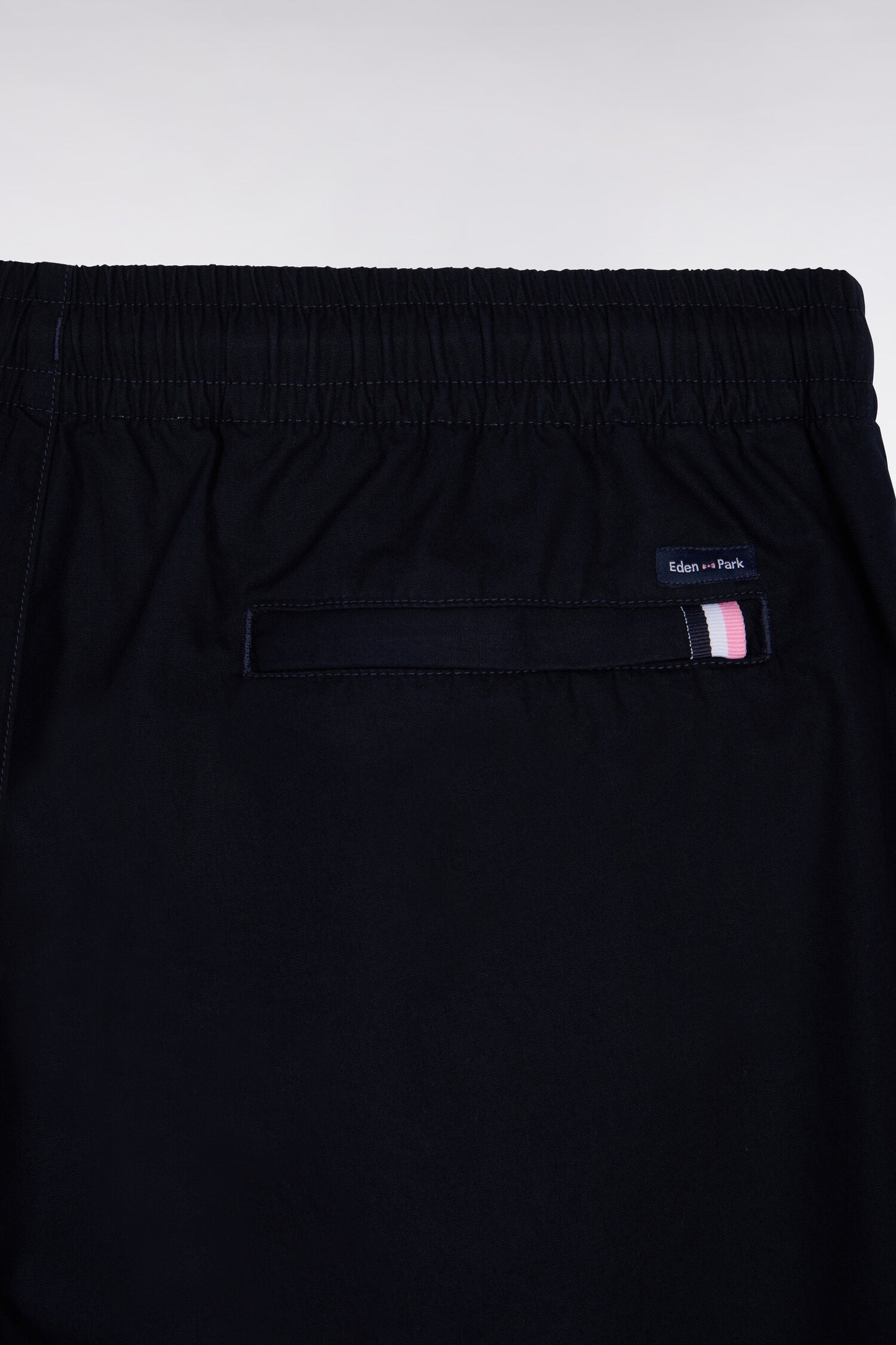 Short en popeline de coton marine