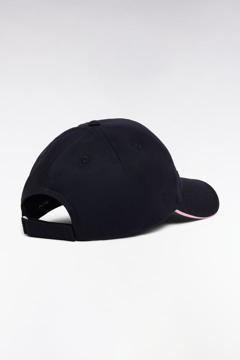 Casquette en twill de coton marine broderie nœud papillon - Image 2