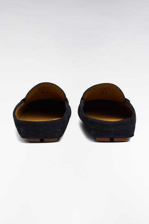 Mocassins penny loafer en cuir marine - Image 2