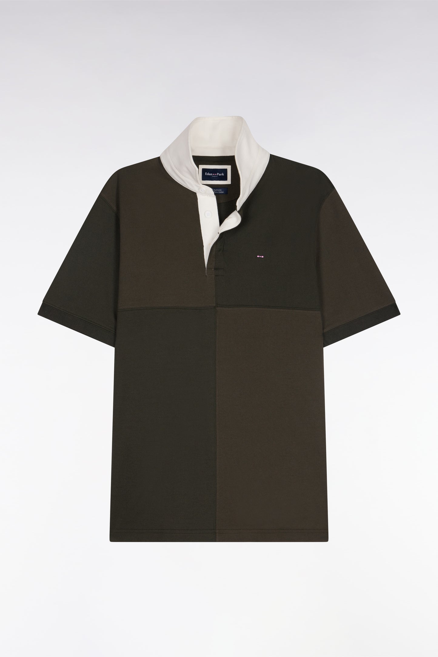 Regular fit khaki dials cotton short-sleeved jersey