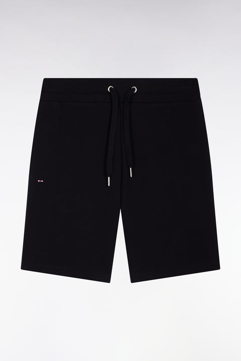 Short en molleton coton noir - Image 2