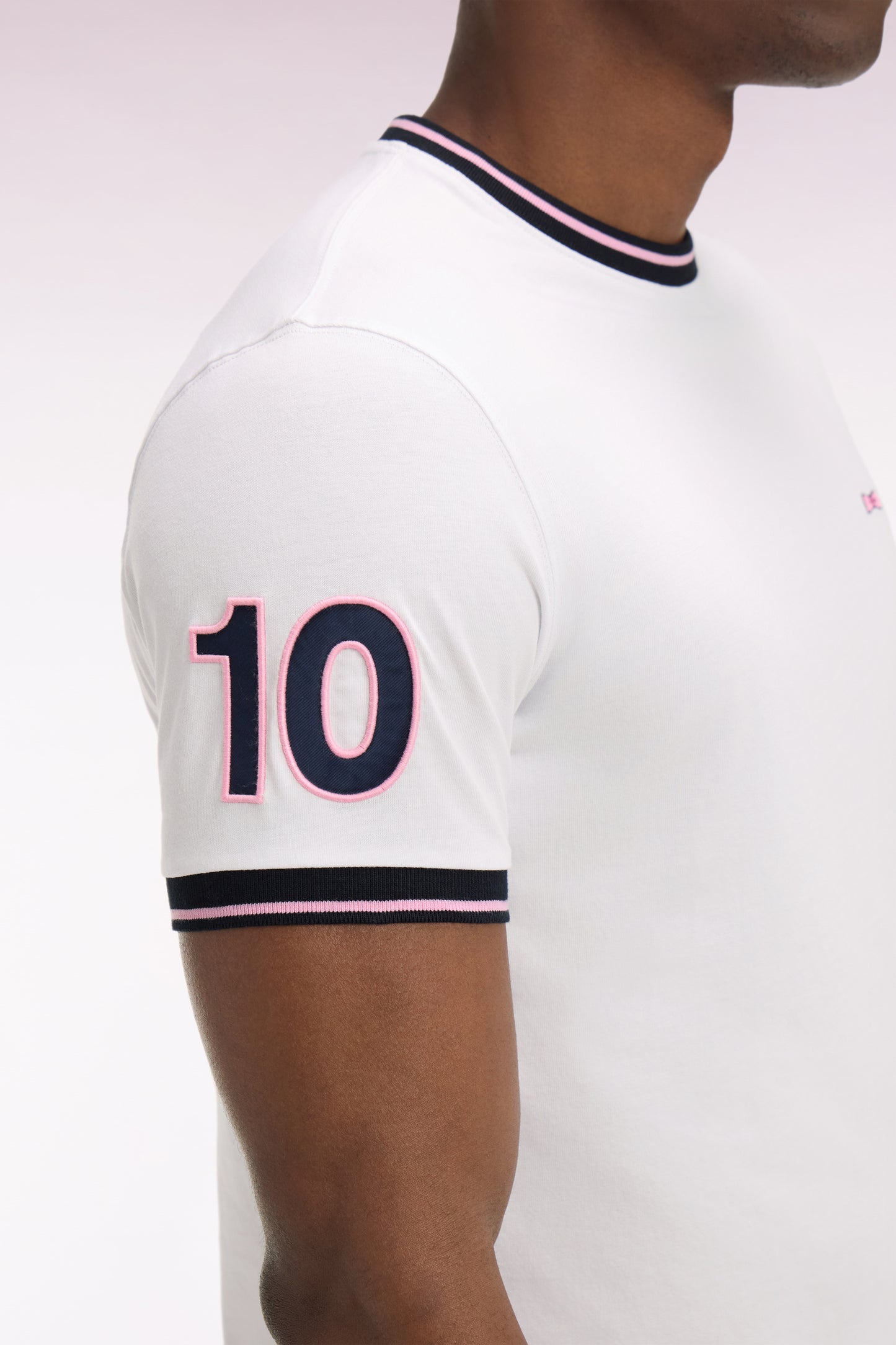 T-shirt à manches courtes en coton blanc