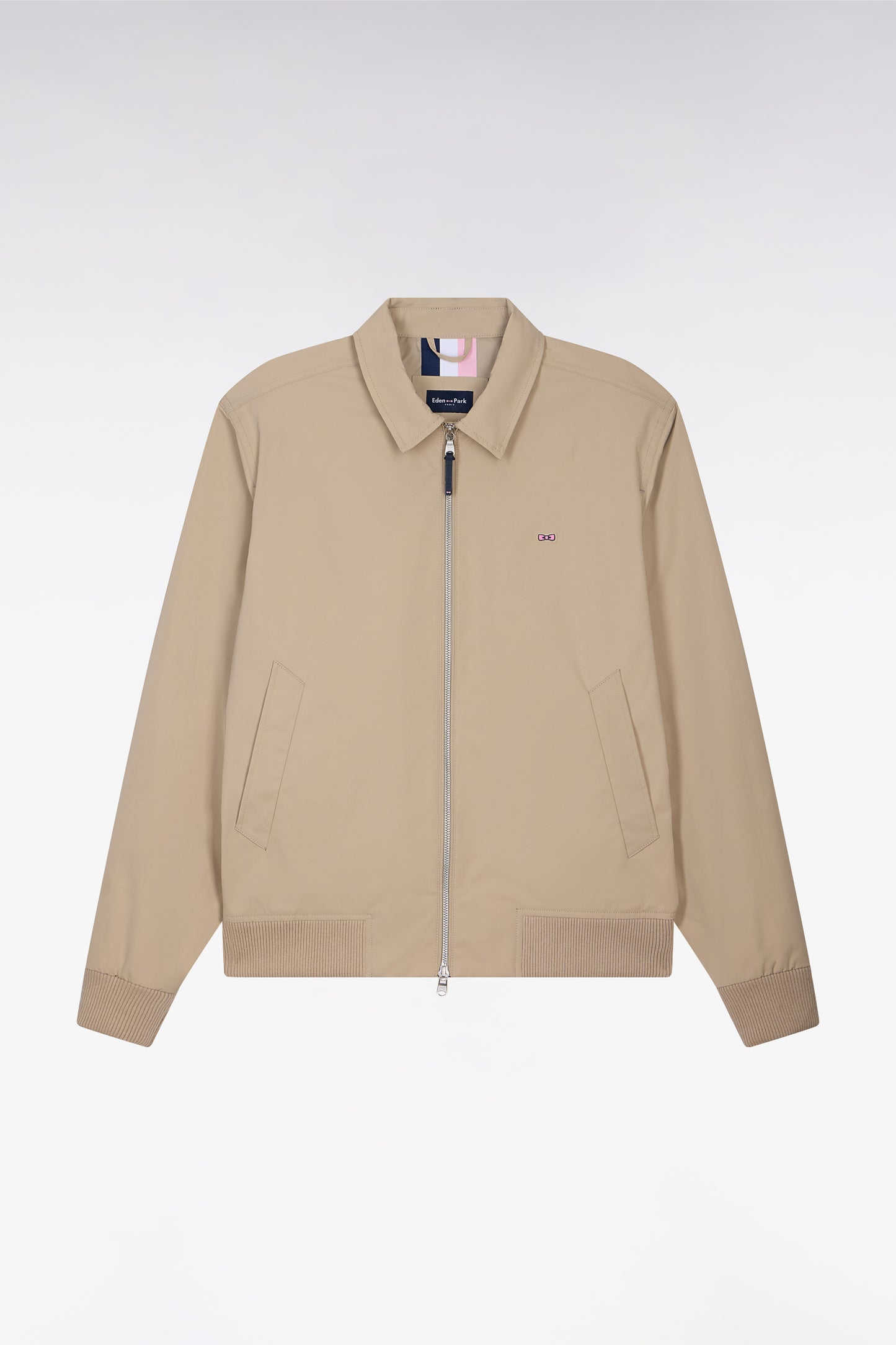 Beige nylon jacket