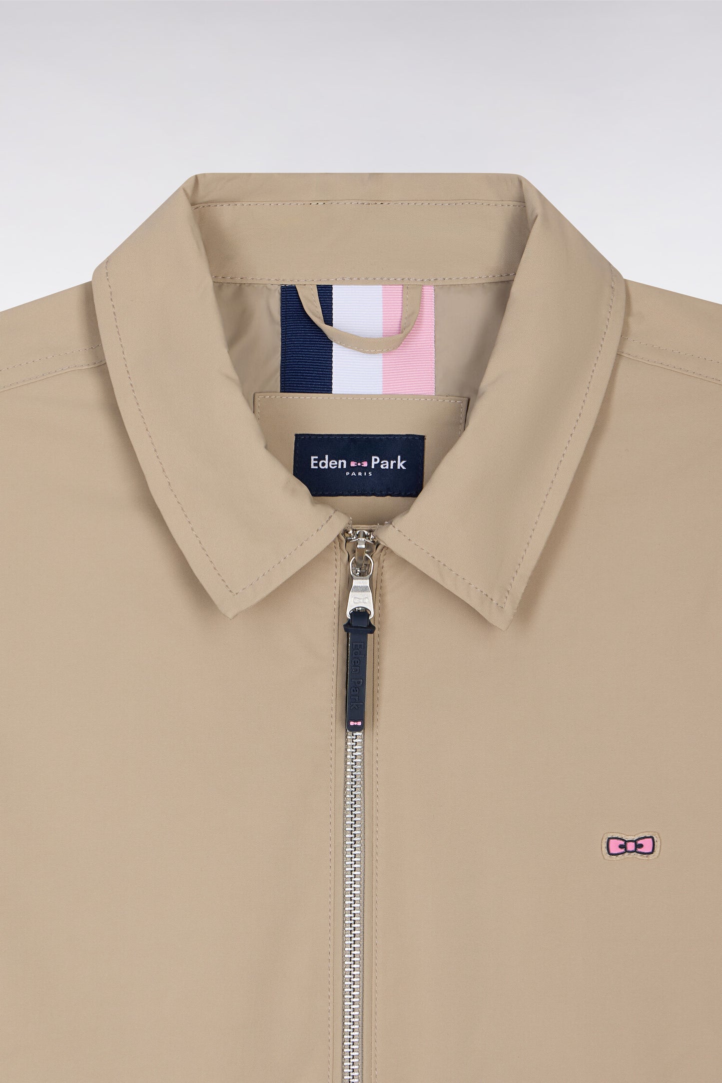 Beige nylon jacket