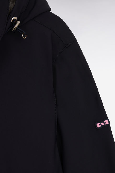 Imperméable en nylon technique double face marine - Image 2