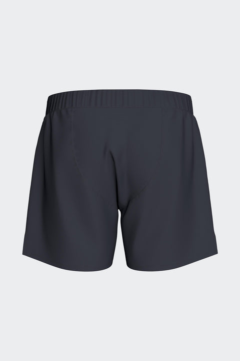 Navy cotton poplin boxer shorts - Image 3