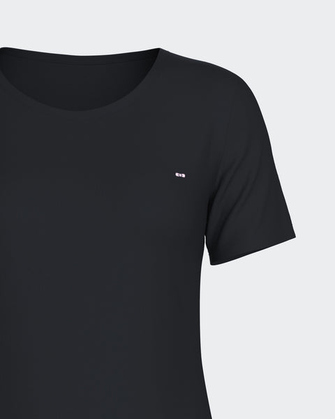 Nuisette en coton stretch marine - Image 2