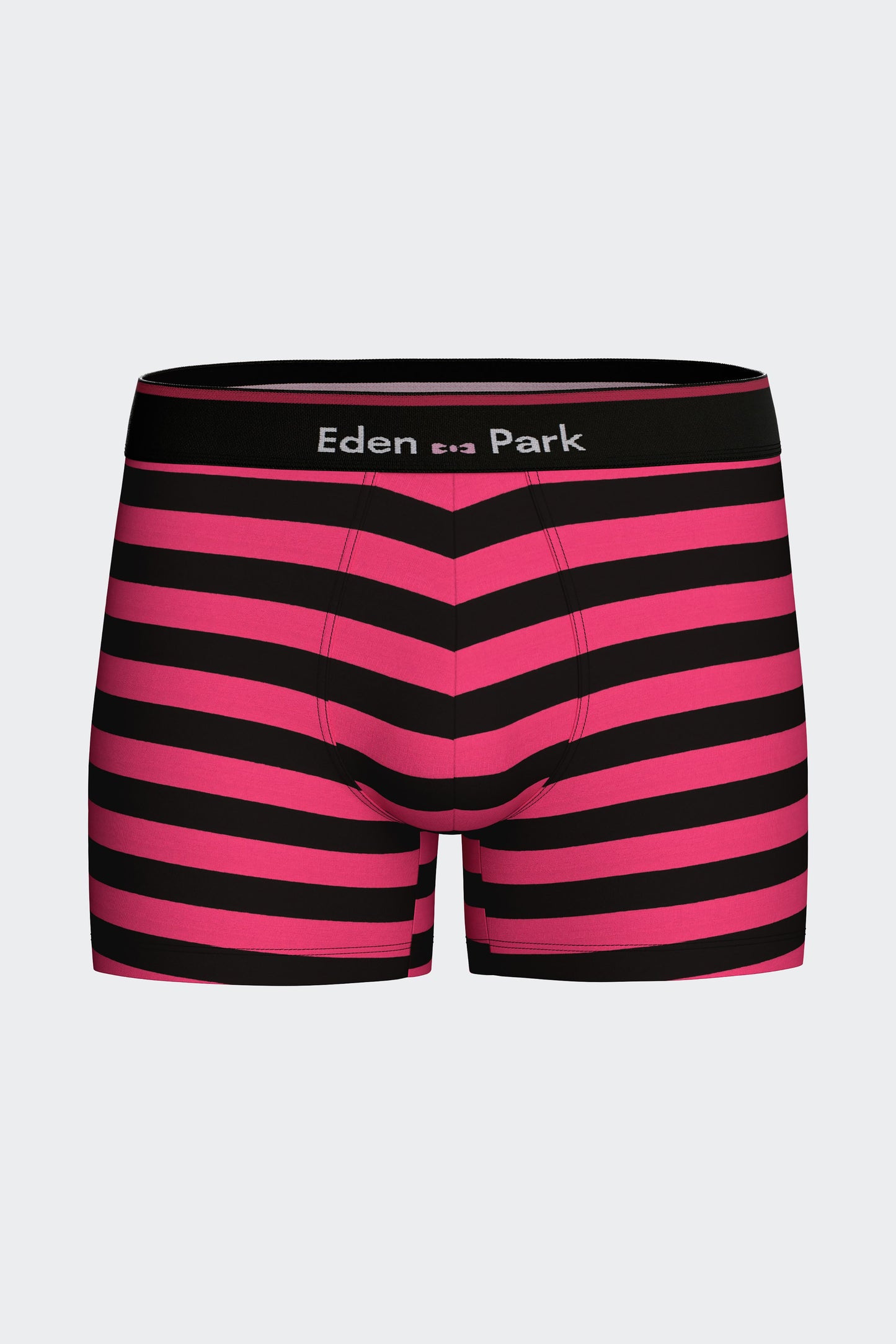 Lot de deux boxers en coton stretch fuchsia