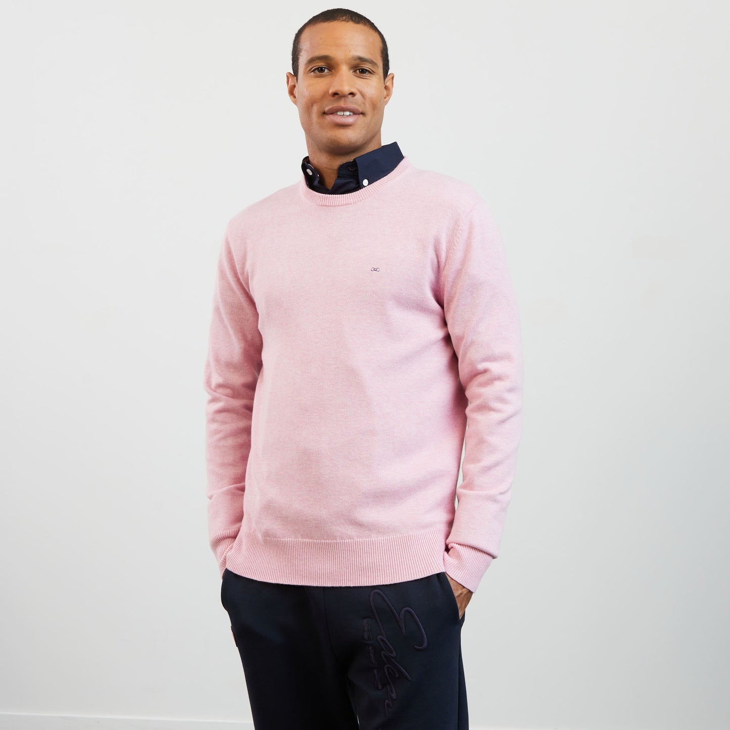 Light pink wool mix jumper