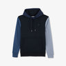 Blue colourblock sweatshirt