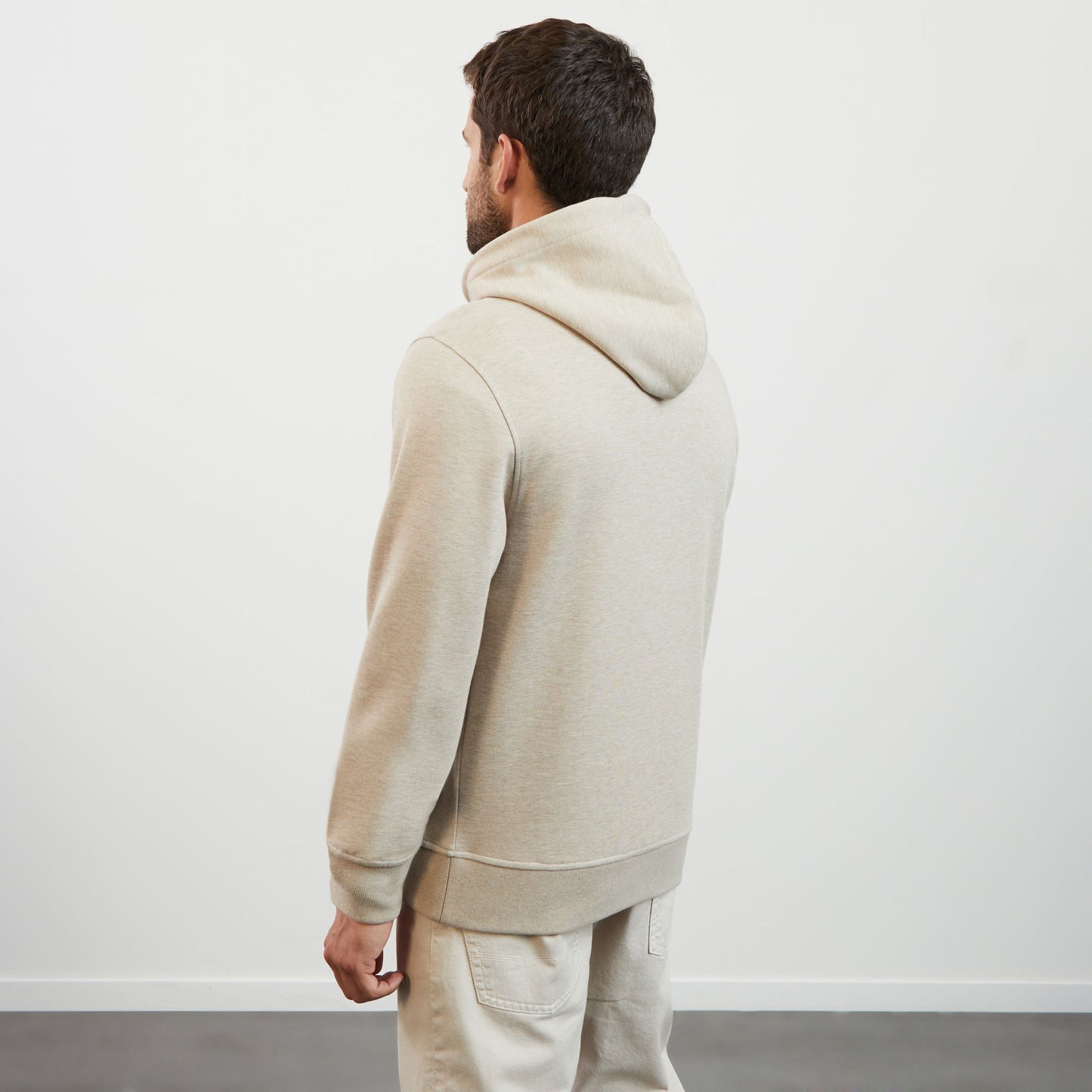Beige hoodie