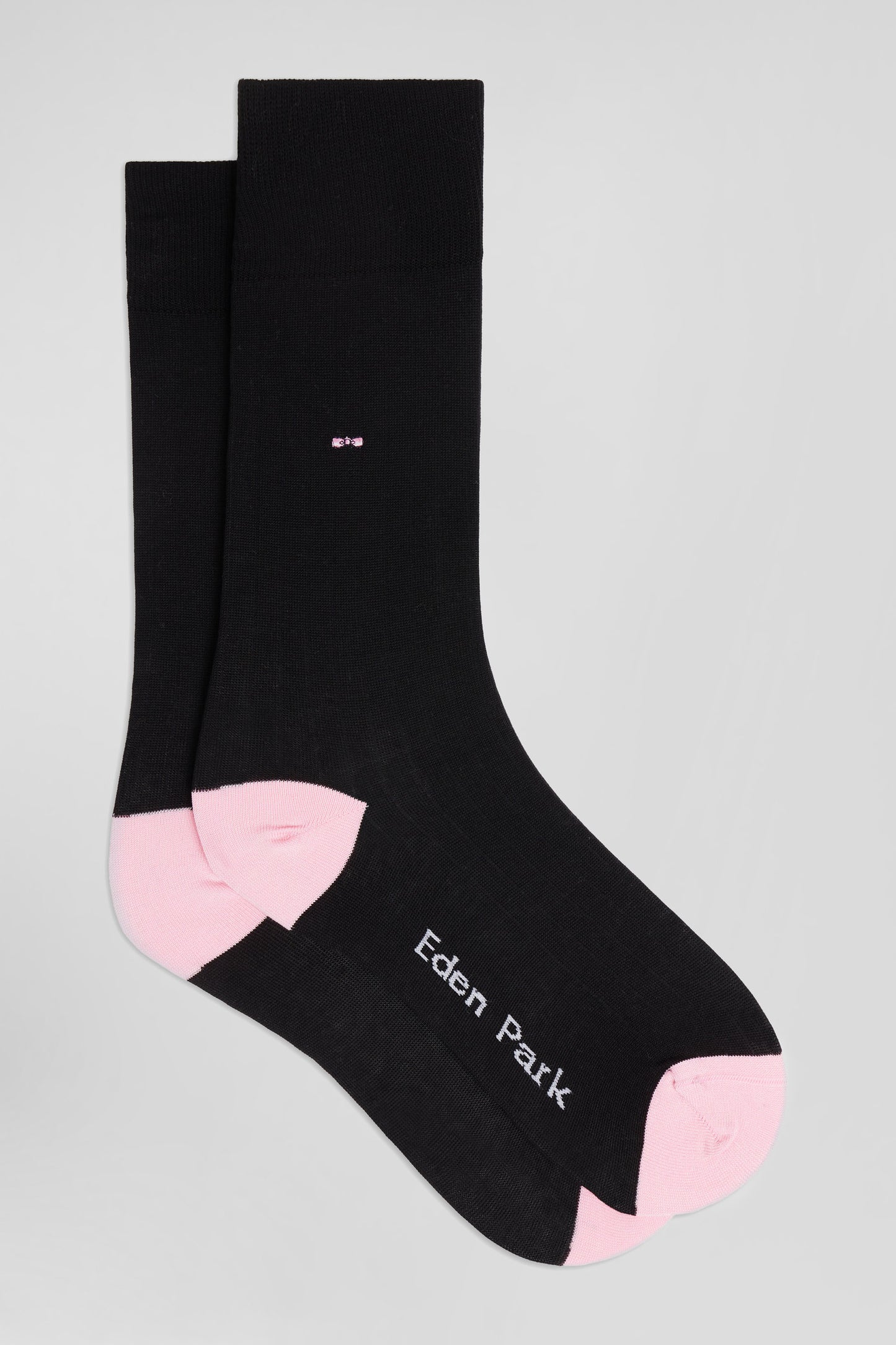 Black and pink mixed cotton socks