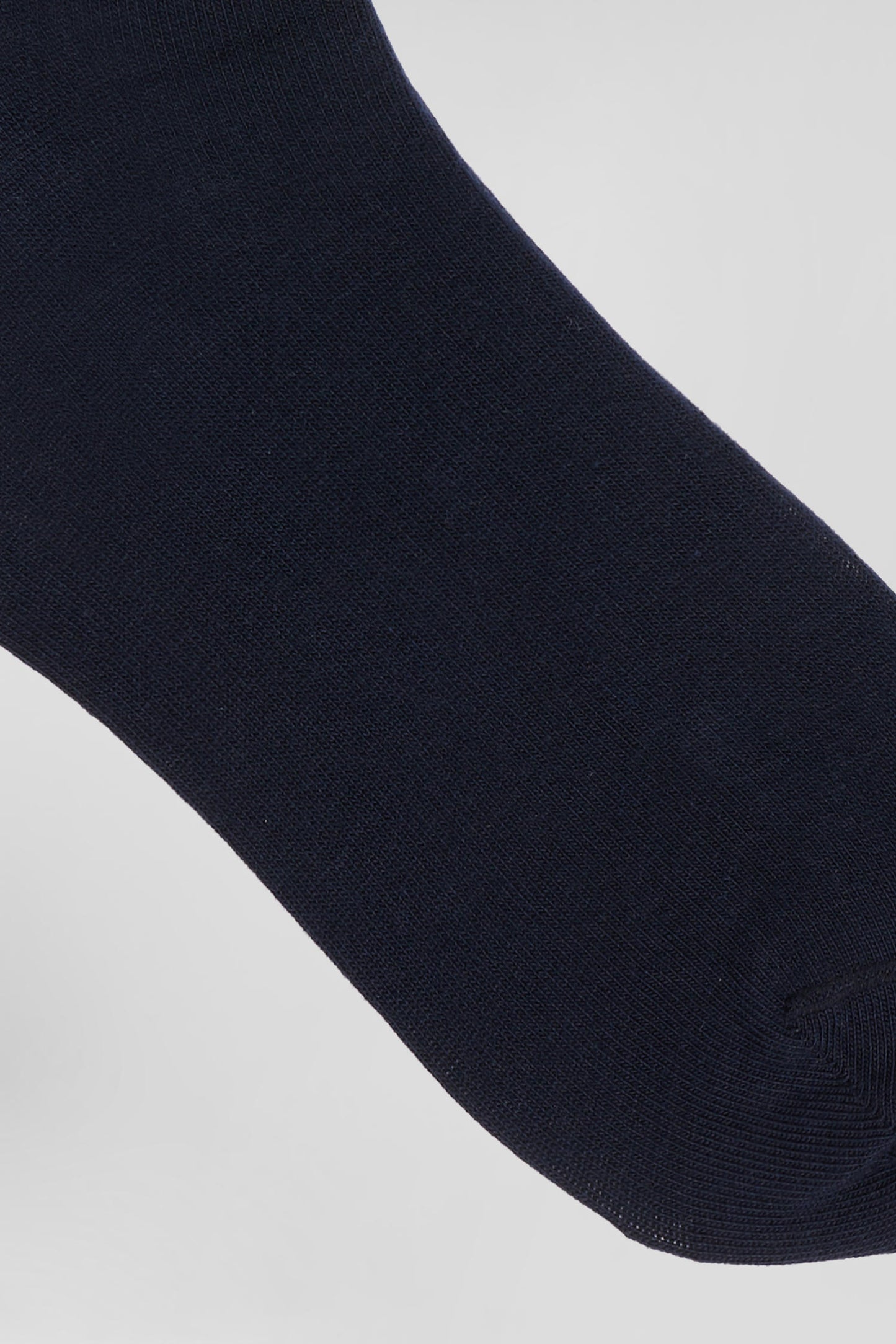 Navy blue striped stretch cotton socks