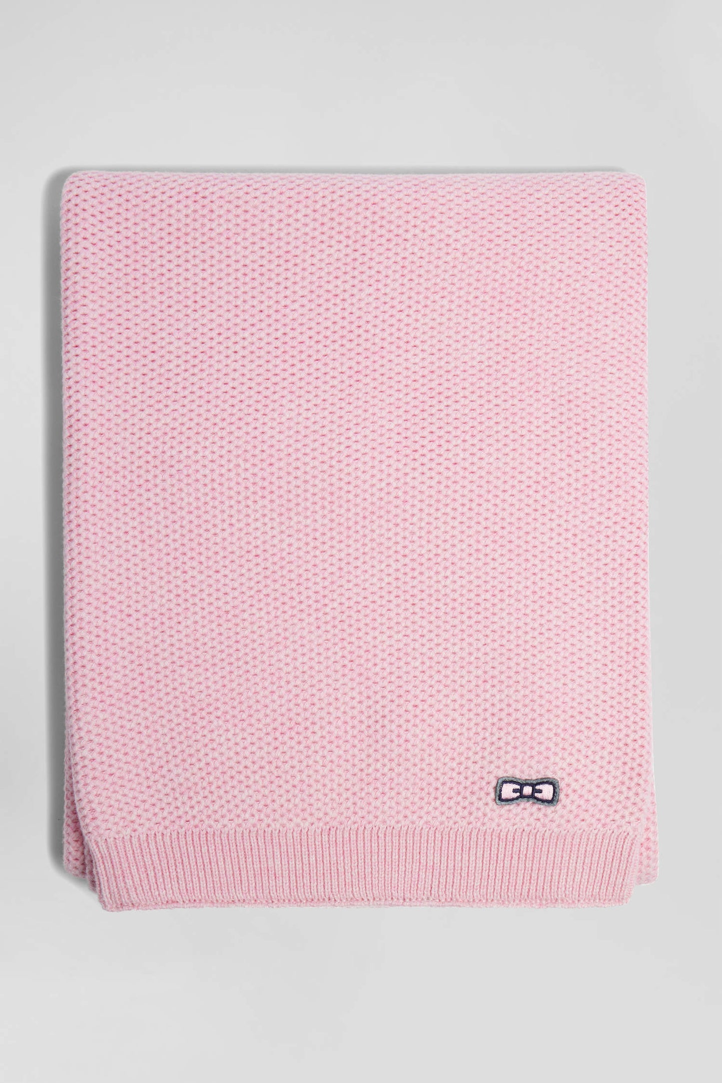 Pink plain cotton scarf