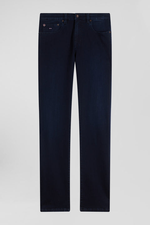 Slim navy blue stretch denim jeans - Image 2