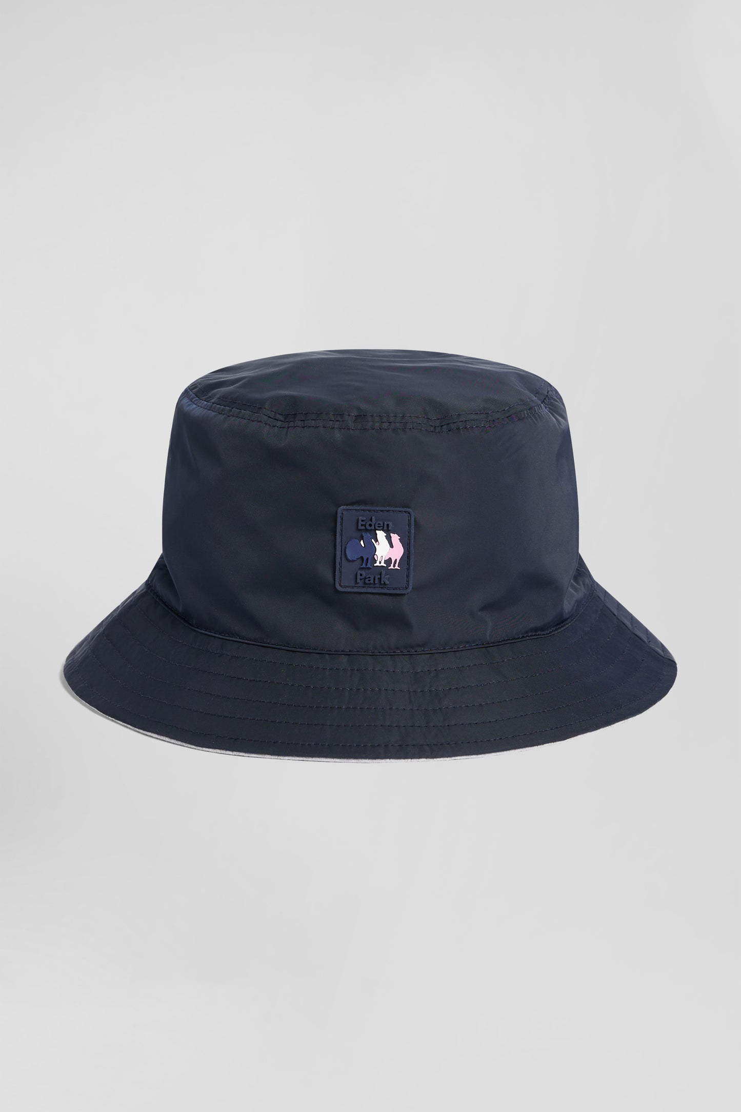 Navy blue cotton bucket hat