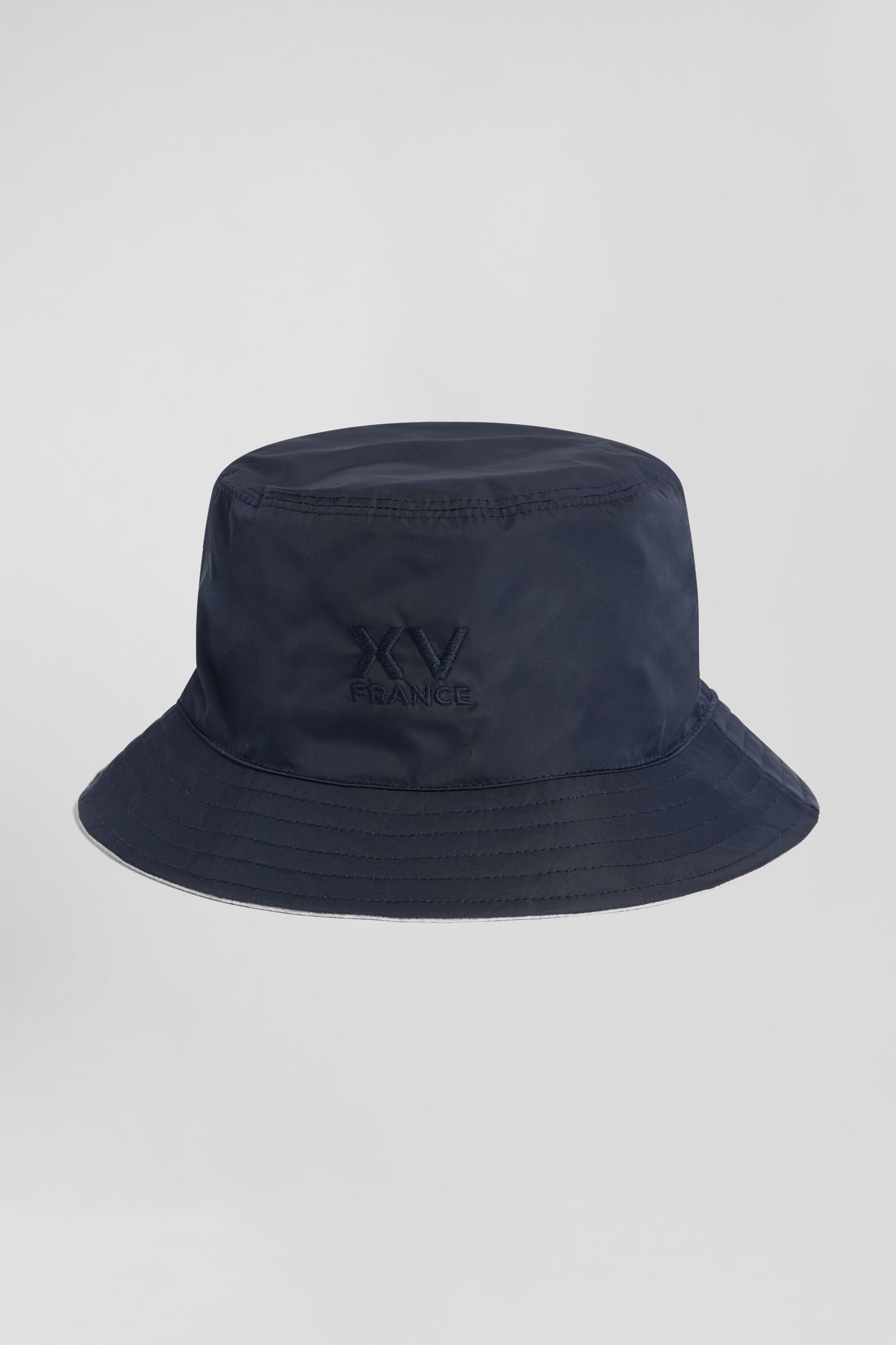 Navy blue cotton bucket hat