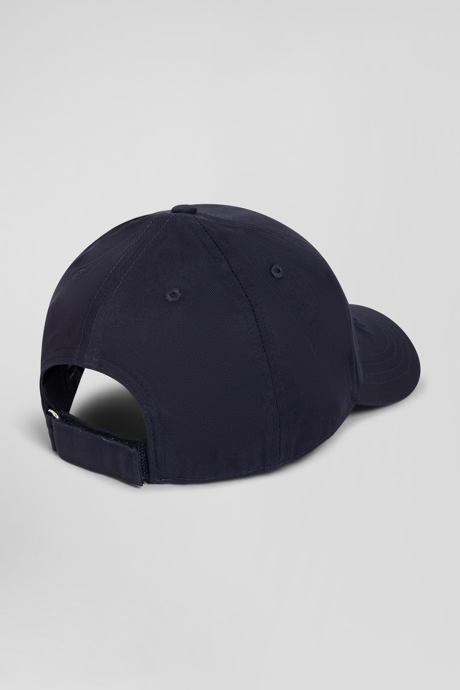 Navy blue cotton cap with bow tie