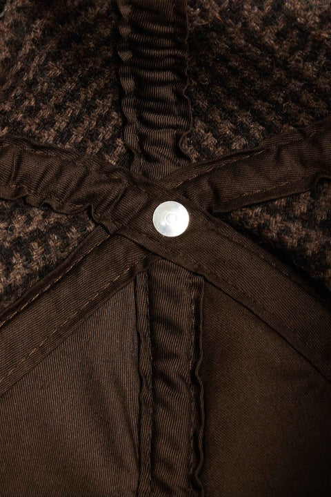 Brown wool blend cap - Image 3