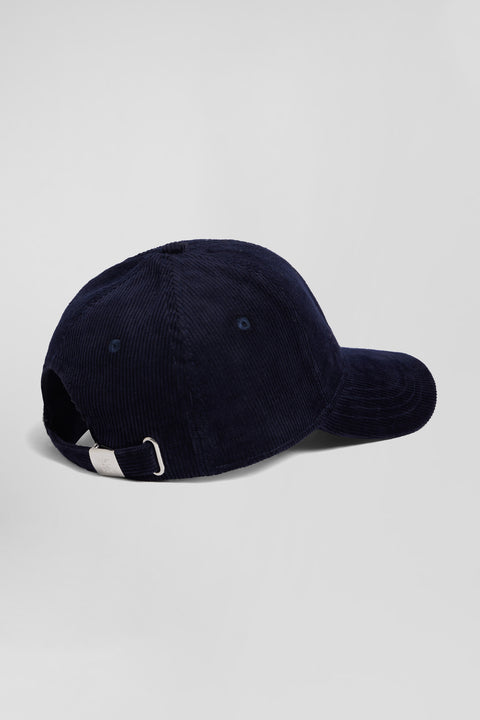 Navy blue corduroy cap - Image 3