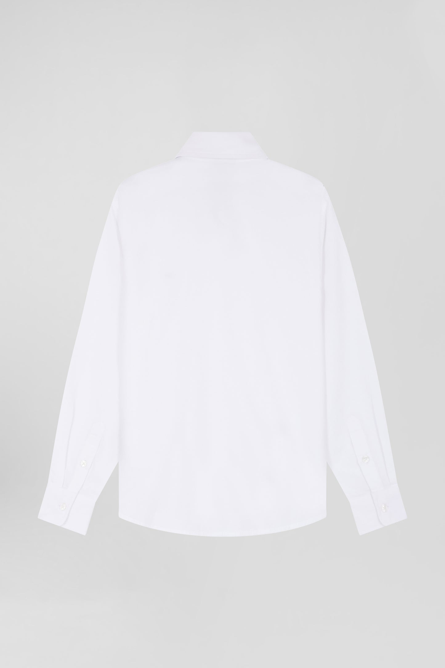 Chemise en coton uni blanche en coton oxford coupe Regular