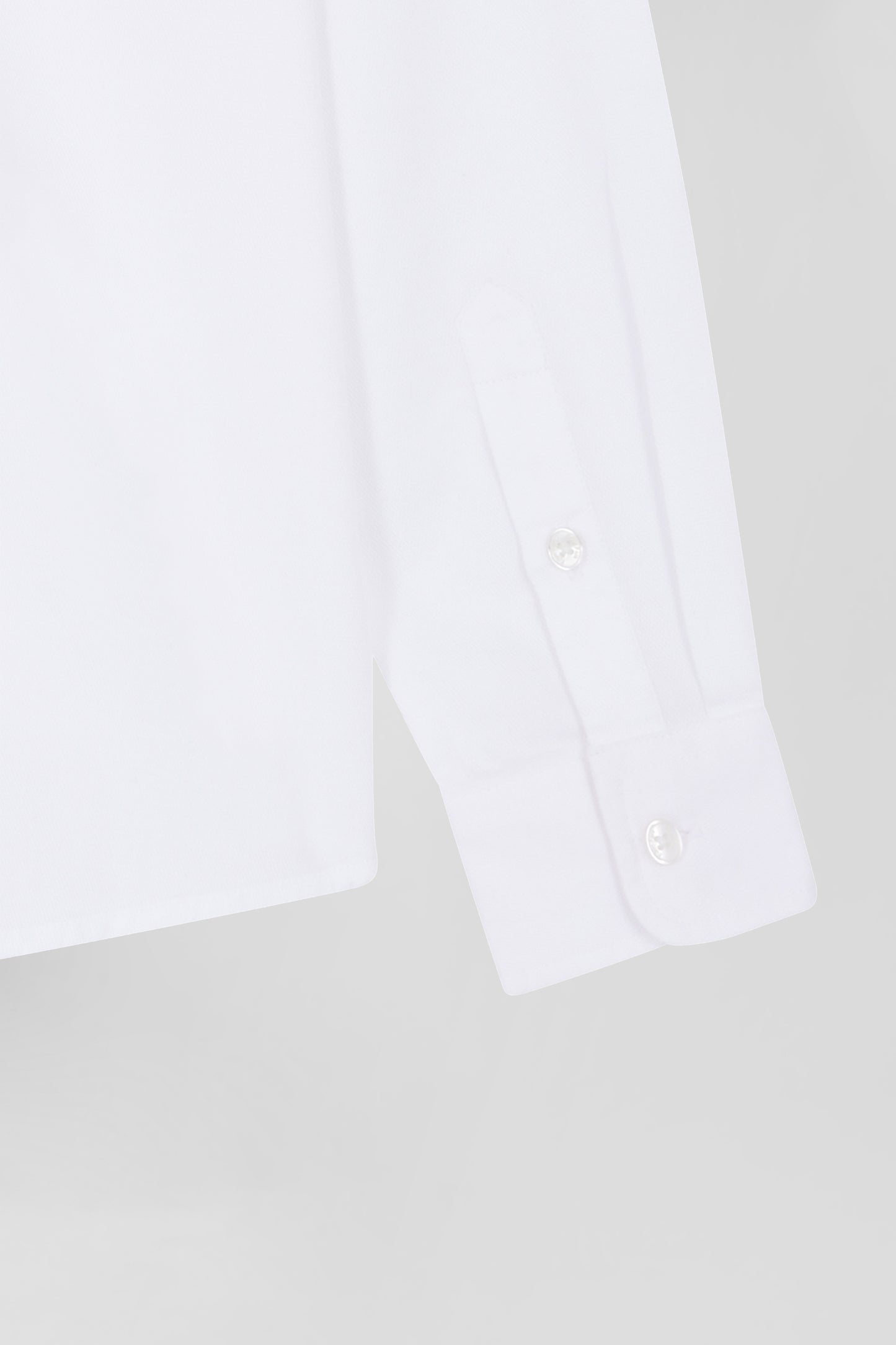 Chemise en coton uni blanche en coton oxford coupe Regular