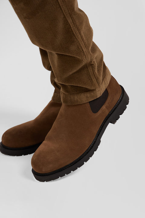 Brown cowhide leather Chelsea boots - Image 2