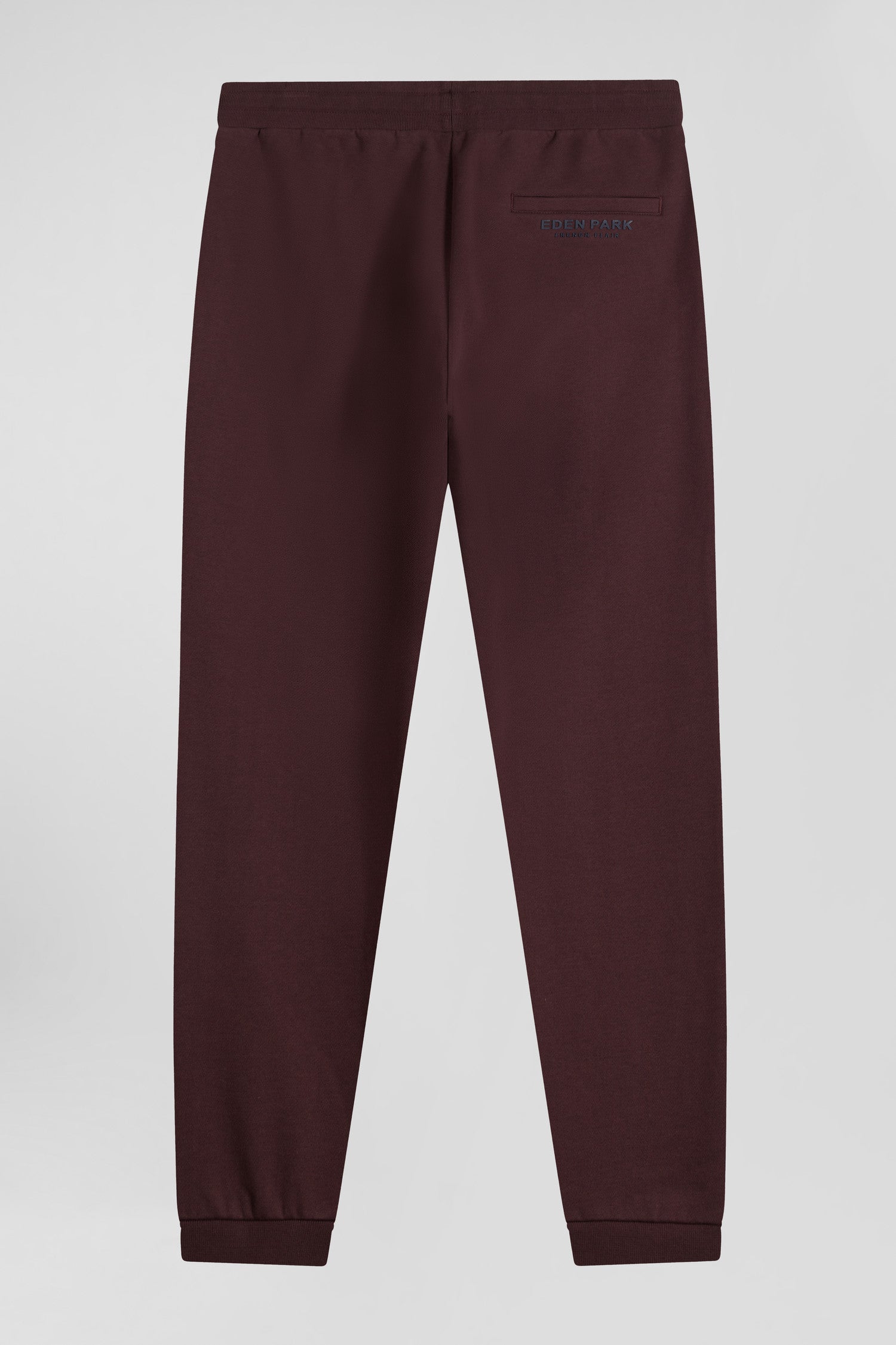 Relax burgundy brushed fleece jogging bottoms