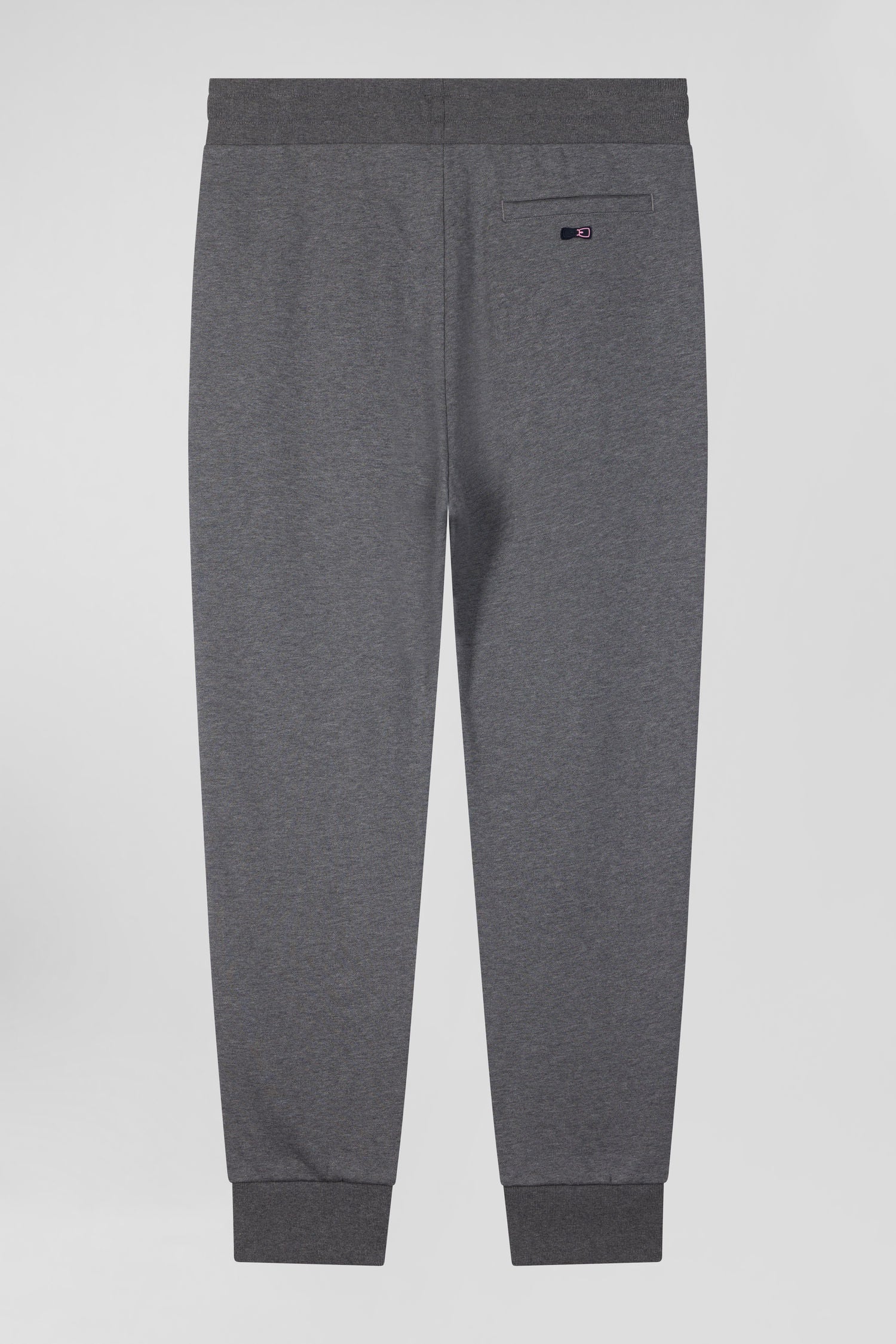 Regular grey brushed cotton fleece jogging bottoms