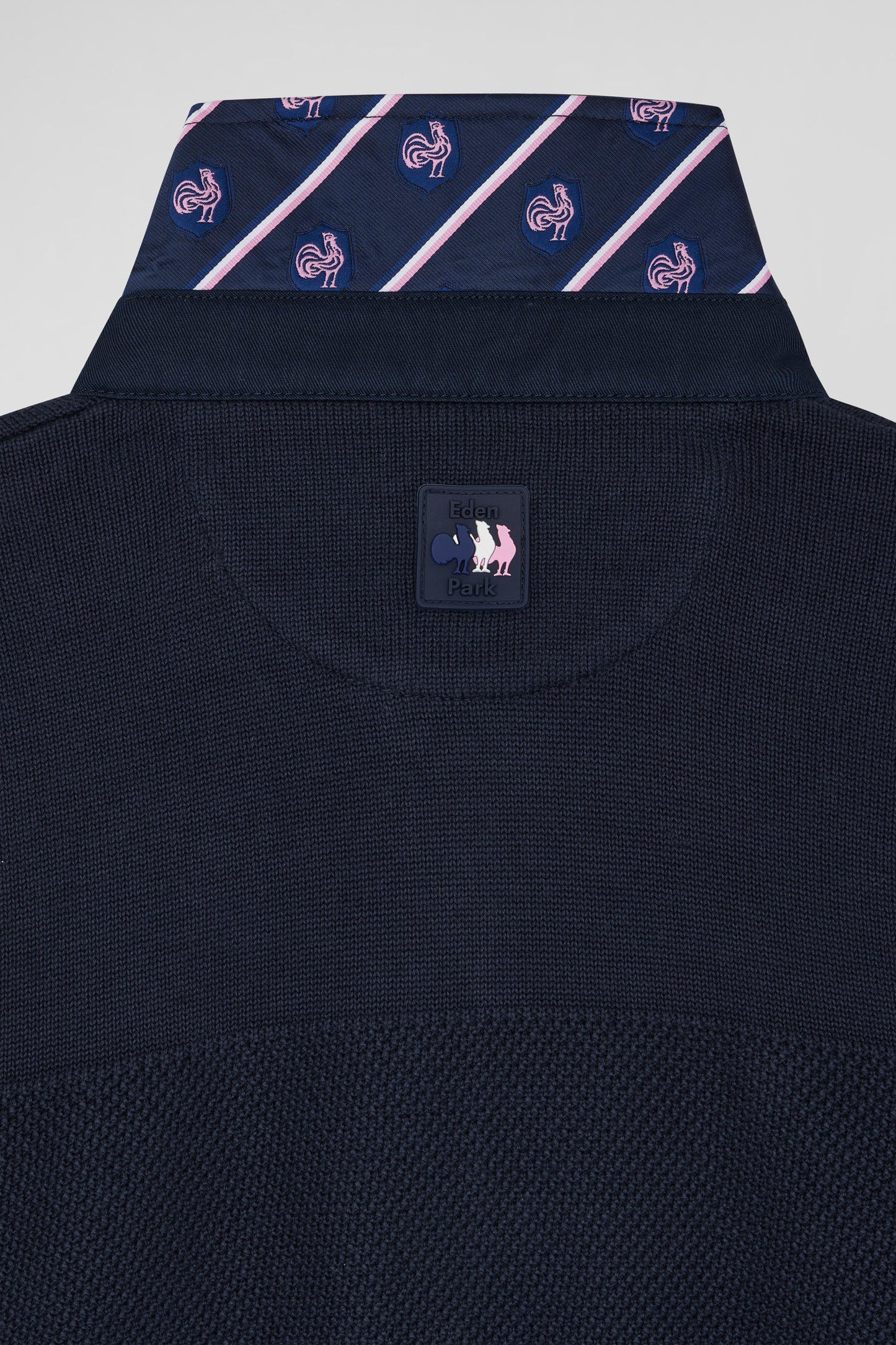 Navy blue cotton jersey-neck jumper XV de France Regular Cup