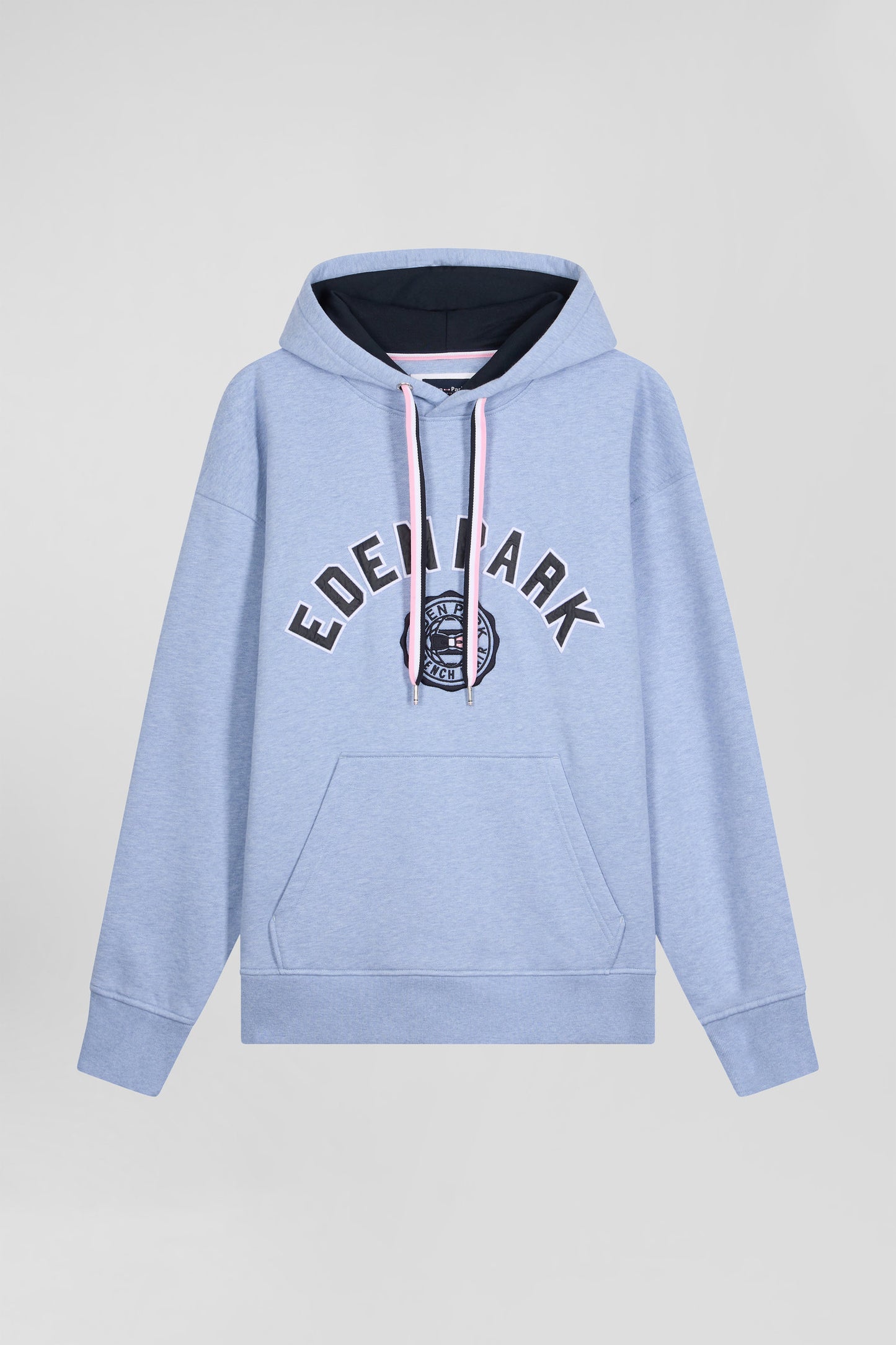 Oversize sky blue cotton sweatshirt