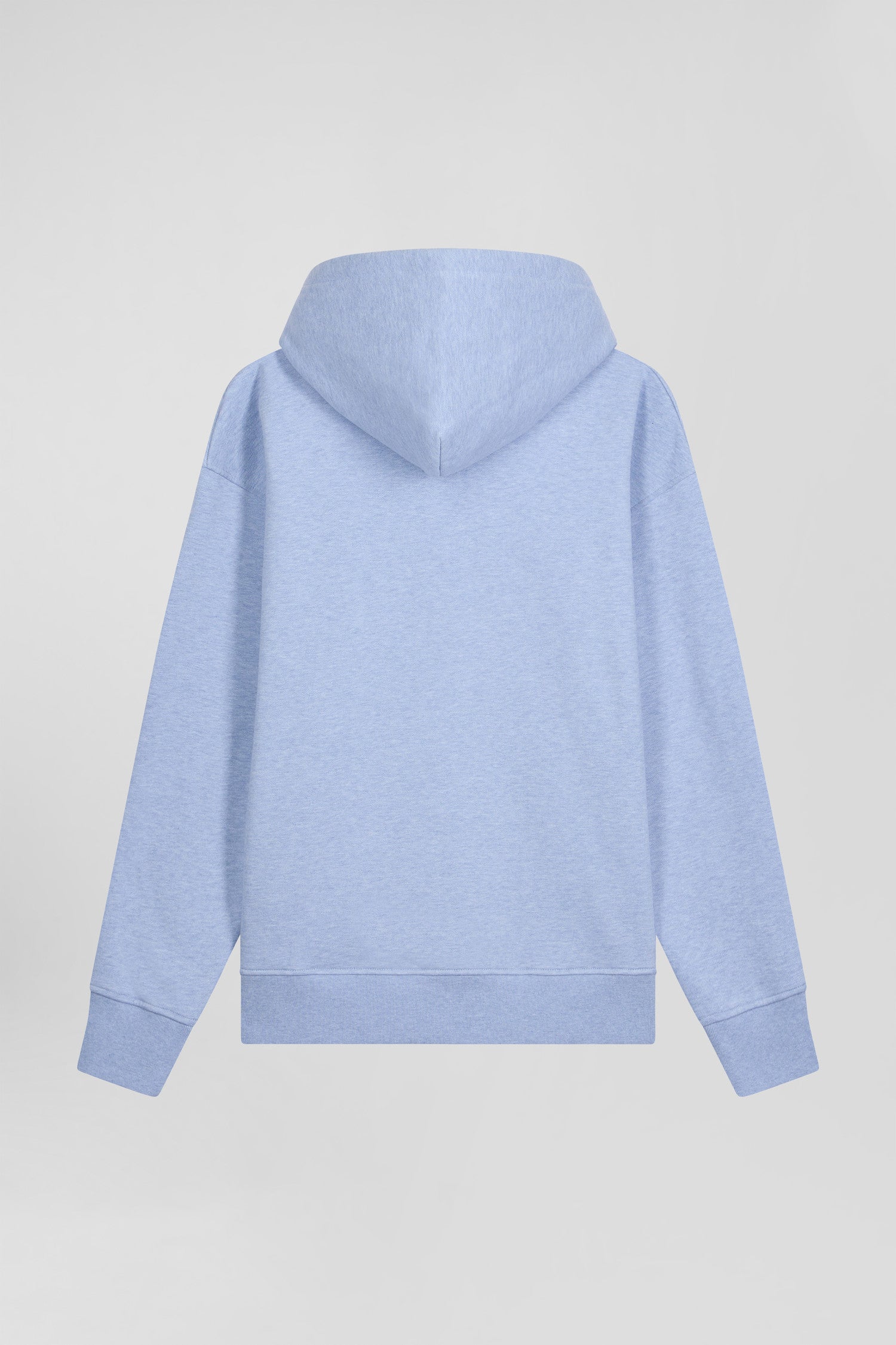 Oversize sky blue cotton sweatshirt