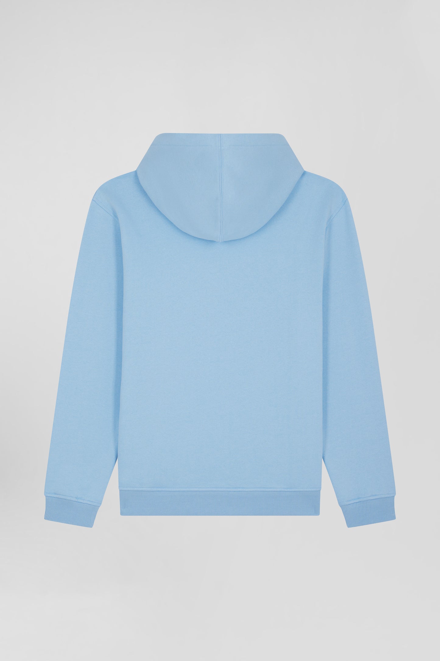 Sweatshirt à capuche en coton mélangé ciel brodé coupe Oversized