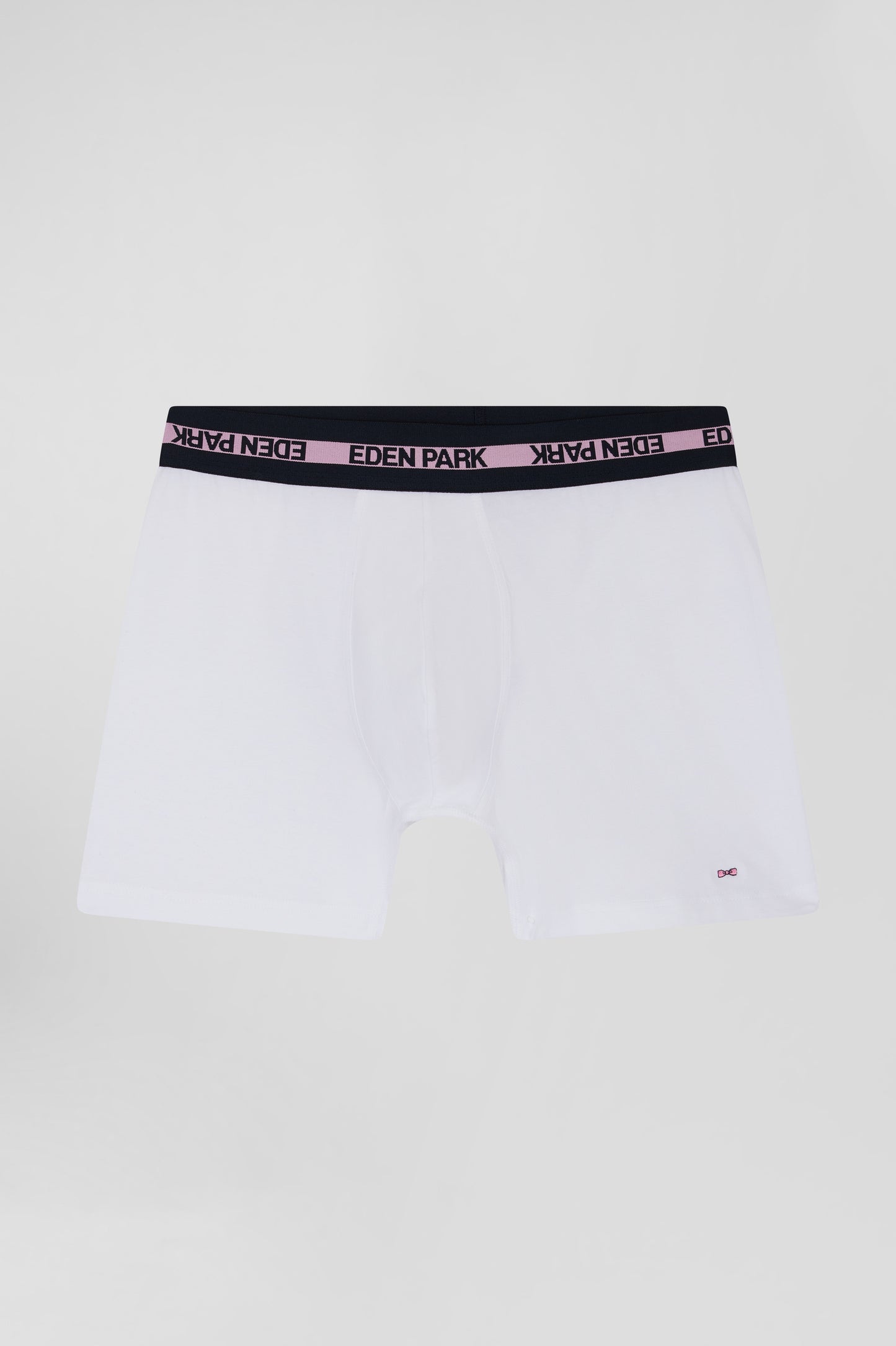 White stretch cotton boxers